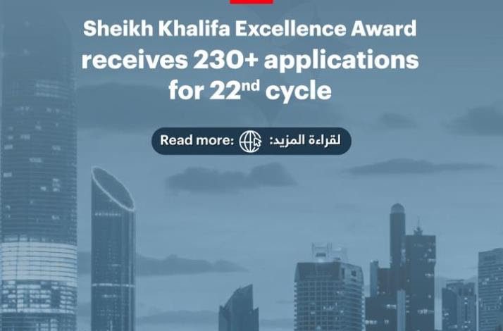 جائزة-الشيخ-خليفة-للامتياز-تستقبل-أكثر-من-230-طلب-مشاركة-في-دورتها-الـ-22