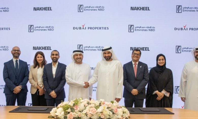 دبي-القابضة-وبنك-الإمارات-دبي-الوطني-يطلقان-حلولاً-لتمويل-مشاريع-عقارية-قيد-الإنشاء
