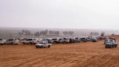 زخات-المطر-ترسم-مناظر-ساحرة-في-القصيم-وتحفز-الأهالي-للخروج-إلى-المتنزهات