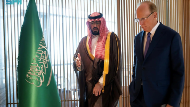 وزير-الاقتصاد-يجتمع-مع-رئيس-مجلس-الإدارة-والرئيس-التنفيذي-لشركة-بلاك-روك