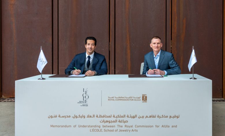 الهيئة-الملكية-لمحافظة-العلا-توقّع-مذكرة-تفاهم-مع-ليكول،-مدرسة-فنون-صياغة-المجوهرات-لتعزيز-التبادل-الثقافي-الدولي