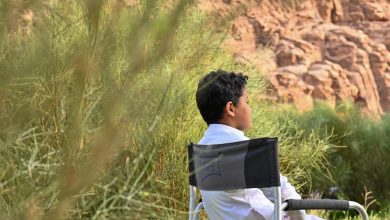 تبوك.-فيضة-“النجيلة”-تجذب-الأهالي-والزوار-للاستمتاع-بأجواء-الربيع