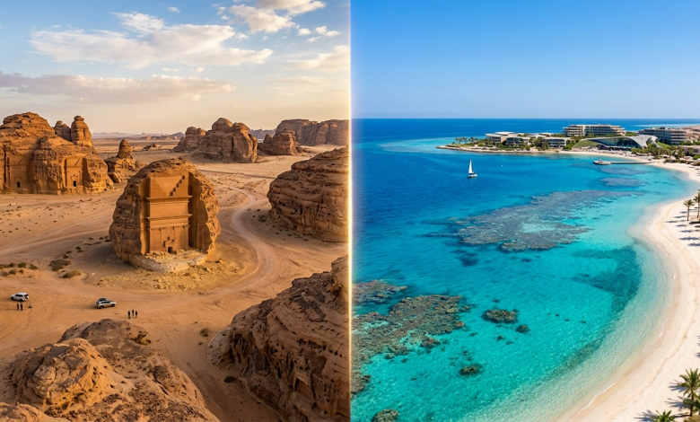 بالتعاون-مع-هيئة-السياحة-الخطوط-السعودية-تعلن-عن-عروض-استثنائية-لزيارة-العُلا-والبحر-الأحمر