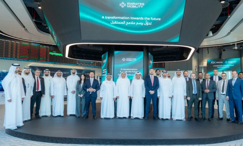 الإمارات-للتنقّل”-تقرع-جرس-التداول-في-سوق-أبوظبي-للأوراق-المالية-وتطلق-هوية-مؤسسية-جديدة