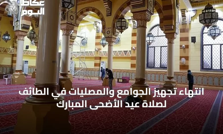 انتهاء-تجهيز-الجوامع-والمصليات-في-الطائف-لصلاة-عيد-الأضحى-المبارك