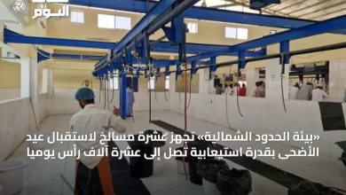«بيئة-الحدود-الشمالية»-تُجهّز-عشرة-مسالخ-لاستقبال-عيد-الأضحى-بقدرة-استيعابية-تصل-إلى-عشرة-آلاف-رأس-يوميًا