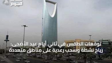 توقعات-الطقس-في-ثاني-أيام-عيد-الأضحى:-رياح-نشطة-وسحب-رعدية-على-مناطق-متعددة