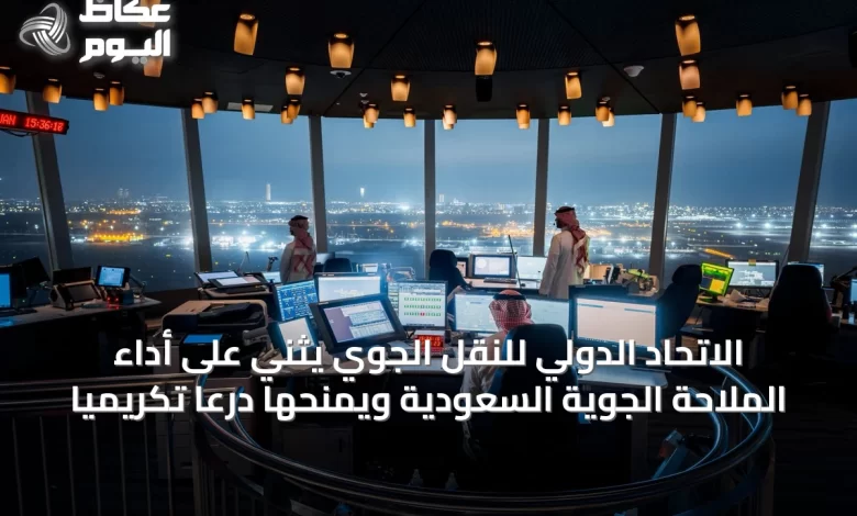 الاتحاد-الدولي-للنقل-الجوي-يثني-على-أداء-الملاحة-الجوية-السعودية-ويمنحها-درعاً-تكريمياً