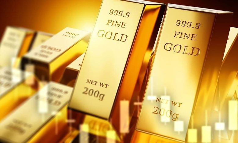 الذهب-يواصل-تراجعه-قرب-أدنى-مستوياته-في-7-أشهر