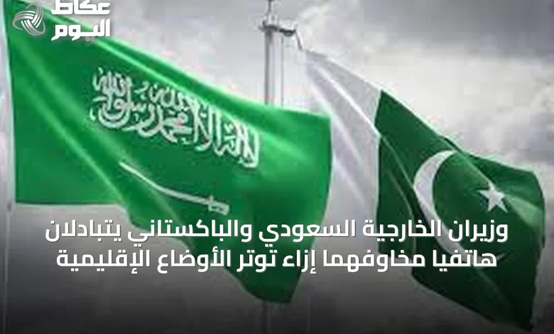 وزيران-الخارجية-السعودي-والباكستاني-يتبادلان-هاتفياً-مخاوفهما-إزاء-توتر-الأوضاع-الإقليمية