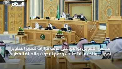 مجلس-الشورى-يوافق-على-حزمة-قرارات-لتعزيز-التطوير-المهني-وتنظيم-الاتصالات-ودعم-البحوث-والحياة-الفطرية