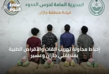 إحباط-محاولة-تهريب-القات-والأقراص-الطبية-بمنطقتي-جازان-وعسير