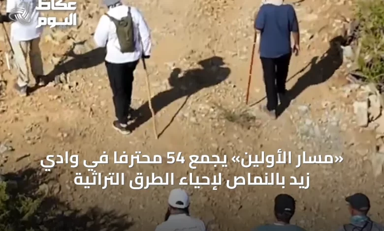 «مسار-الأولين»-يجمع-54-محترفًا-في-وادي-زيد-بالنماص-لإحياء-الطرق-التراثية