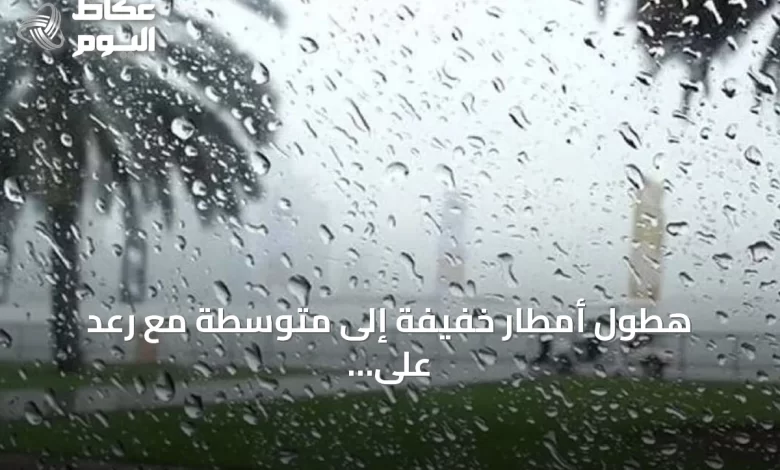هطول-أمطار-خفيفة-إلى-متوسطة-مع-رعد-على-منطقة-الباحة