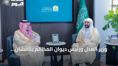 وزير-العدل-ورئيس-ديوان-المظالم-يناقشان-سُبل-التعاون-وتطوير-الأداء-العدلي