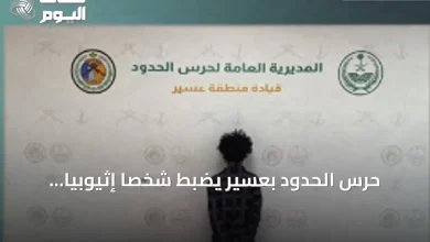 حرس-الحدود-بعسير-يضبط-شخصاً-إثيوبياً-يحاول-تهريب-43-كغ-من-الحشيش